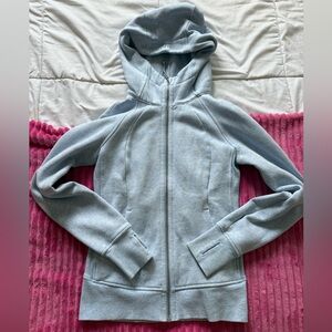 lululemon athletica Gray Jacket Full-Length Zipper